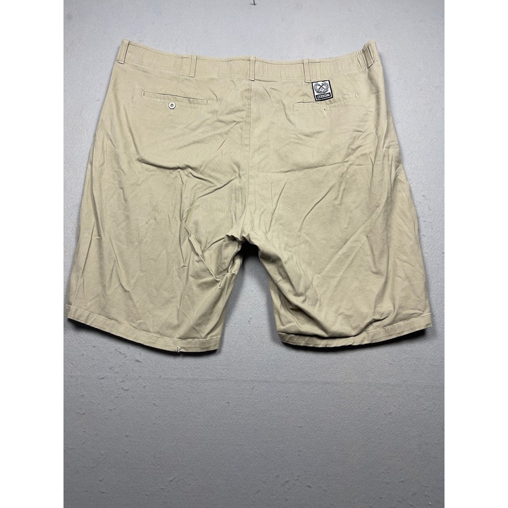 Dixxon‎ D-Flex Mens Khaki Tan Chino Shorts Size 46 Workwear Casual Flex Waist - Picture 2 of 6